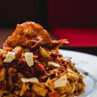 Sri Lankan kottu — chopped flatbread stir-fried with vegetables