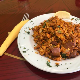 Seafood kottu roti